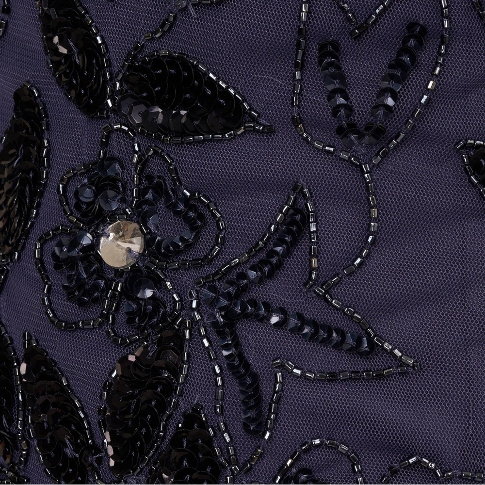 Adrianna Papell Navy Blue Maxi Dress - Picture 9 of 10
